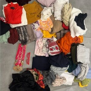 Colorful Clothing Bundle (full storage bin)